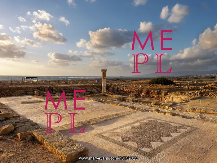: House of Theseus, Paphos Archaeological Park, Paphos, Cyprus : House of Theseus, Paphos Archaeological Park, Paphos, Cyprus