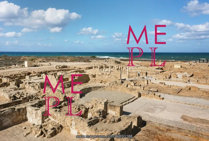 : House of Theseus, Paphos Archaeological Park, Paphos, Cyprus : House of Theseus, Paphos Archaeological Park, Paphos, Cyprus