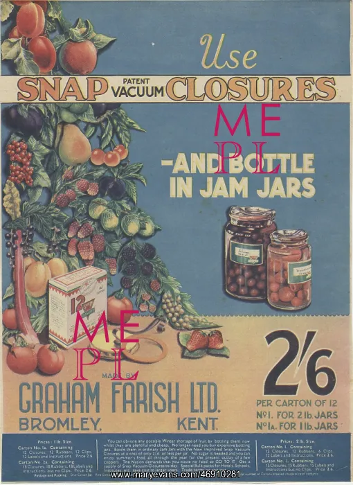  : household adverts - graham farish ltd, colour
