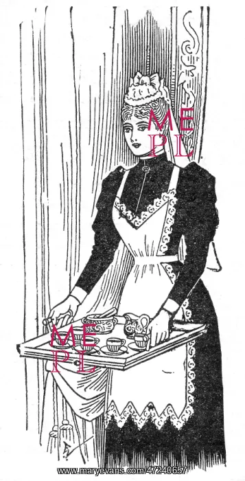 : HOUSEMAID WITH TRAY : HOUSEMAID WITH TRAY