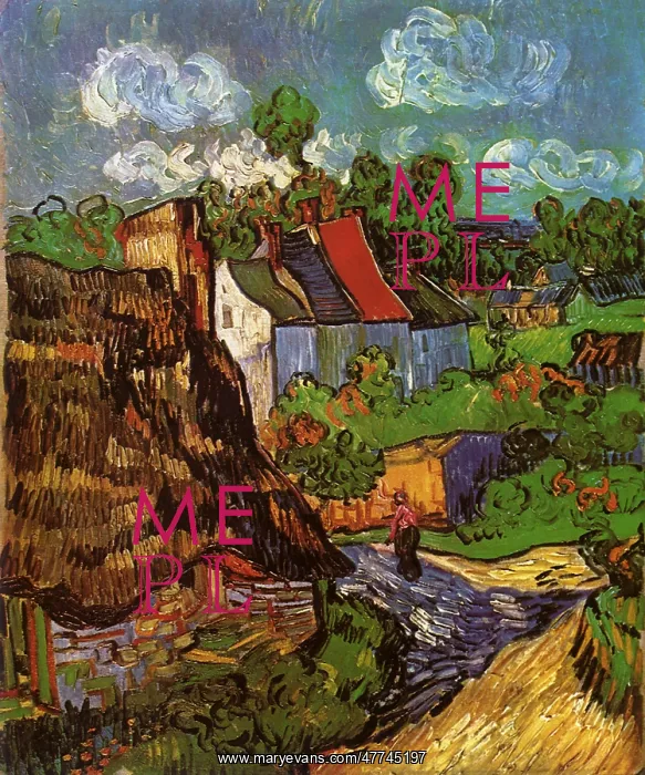  : Houses in Auvers, by Van Gogh
