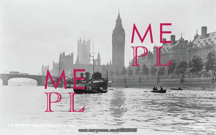 : Houses of Parliament from the River : Houses of Parliament from the River