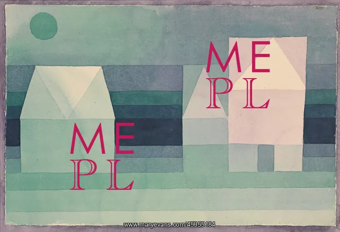 : THREE HOUSES, by Paul Klee : THREE HOUSES, by Paul Klee