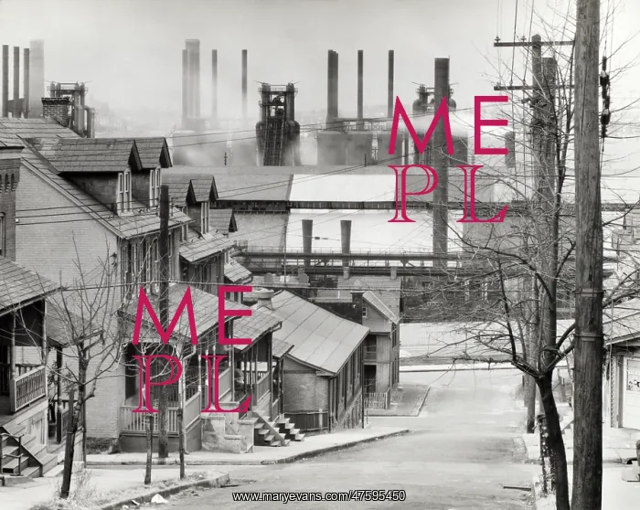 : Houses and Steelmill : Houses and Steelmill