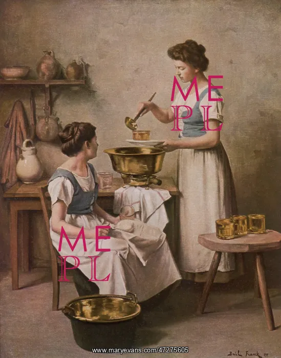 : HOUSEWIFE MAKES JAM 1911 : HOUSEWIFE MAKES JAM 1911