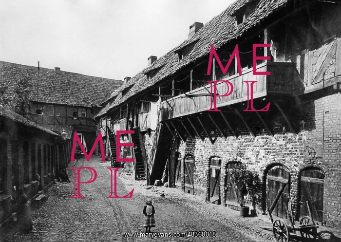 : Housing estates in Luendeburg, 1890 : Housing estates in Luendeburg, 1890