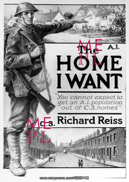 : Housing poster, The Home I Want : Housing poster, The Home I Want