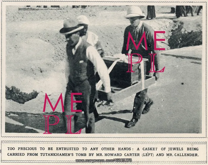 : Howard Carter and Mr Callender : Howard Carter and Mr Callender