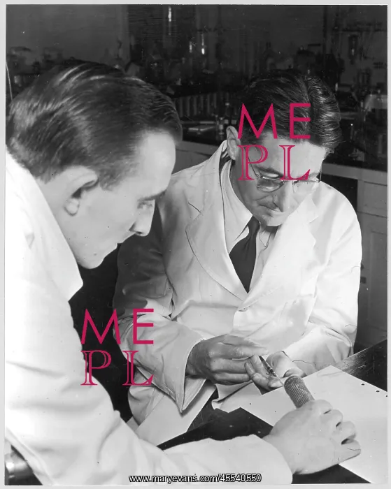  : Howard Florey in Lab