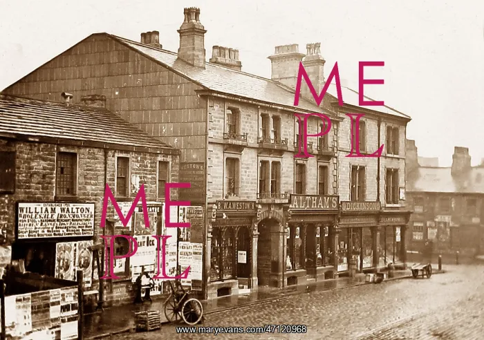  : Howe Street, Burnley in 1883