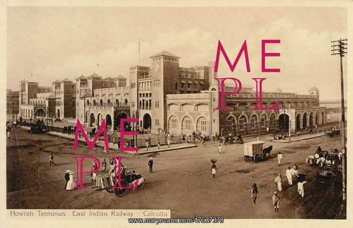: Howrah Railway Terminus, Calcutta, India : Howrah Railway Terminus, Calcutta, India