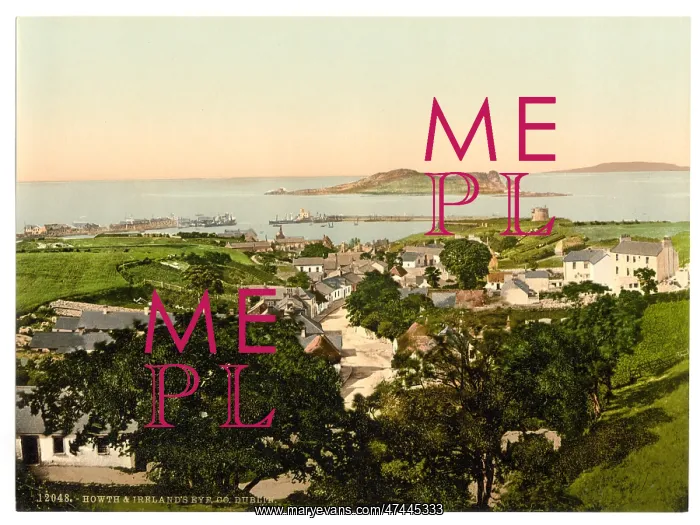 : Howth and Ireland's Eye. County Dublin, Ireland : Howth and Ireland's Eye. County Dublin, Ireland