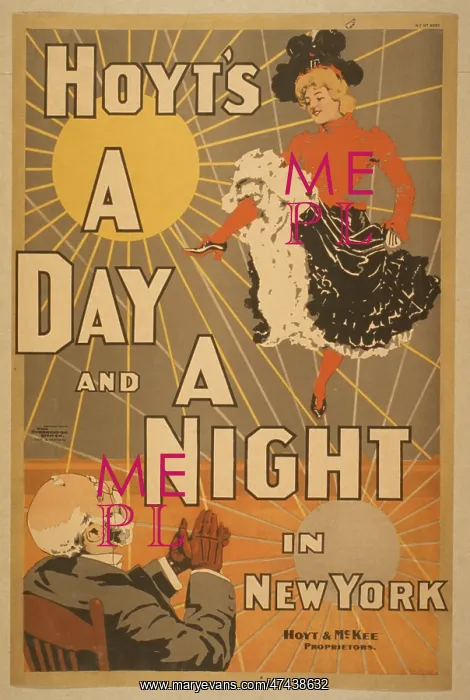 : Hoyt's A day and a night in New York : Hoyt's A day and a night in New York