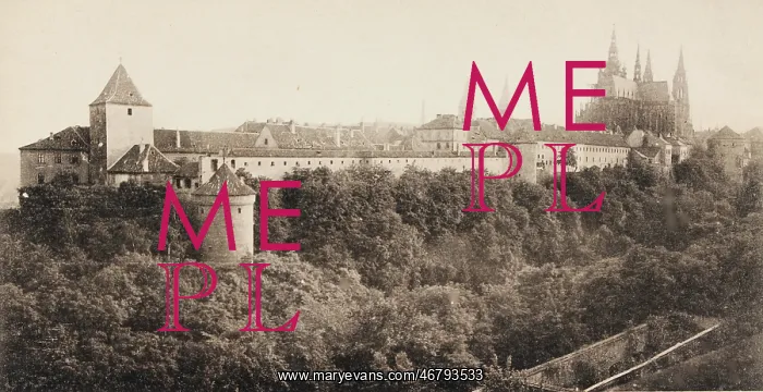 : Hradschin. The Hradschin. Prague / Czech Republic. 1912. Photograph : Hradschin. The Hradschin. Prague / Czech Republic. 1912. Photograph