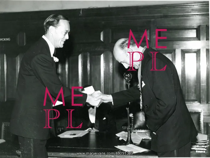 : HRH Prince Bernhard of The Netherlands, left, is present : HRH Prince Bernhard of The Netherlands, left, is present