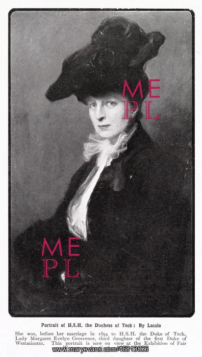  : H.S.H. the Duchess of Teck by Philip de Laszlo