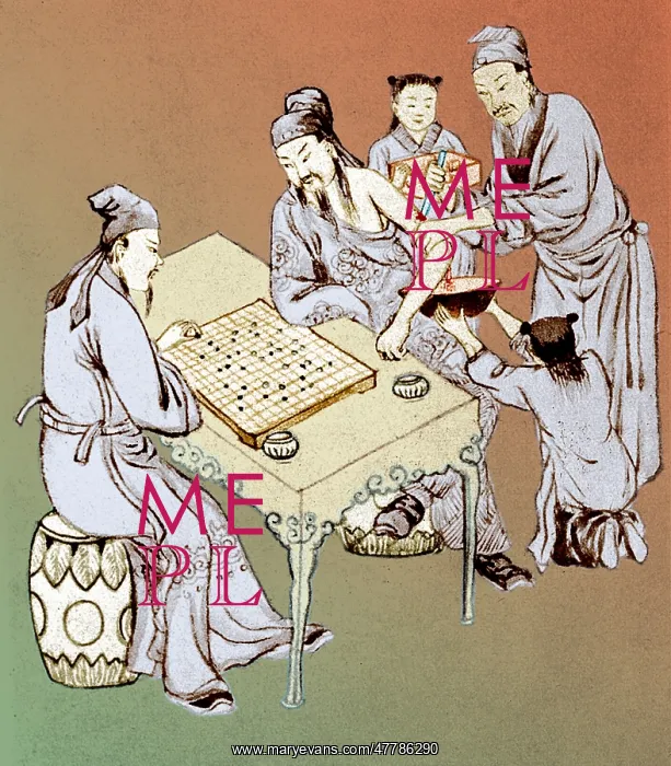 : Hua Tuo Operating While Patient Plays Go : Hua Tuo Operating While Patient Plays Go