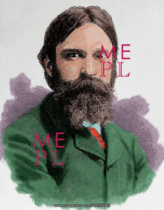 : Hubert von Herkomer (1849-1914). Engraving. Colored : Hubert von Herkomer (1849-1914). Engraving. Colored