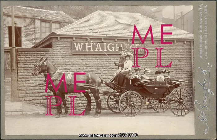 : A Huddersfield Horse cab : A Huddersfield Horse cab