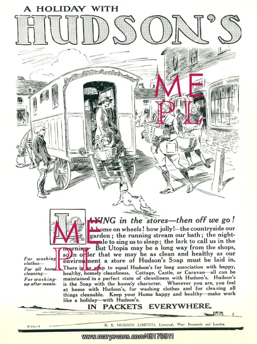 : Hudson's Soap Advertisement : Hudson's Soap Advertisement