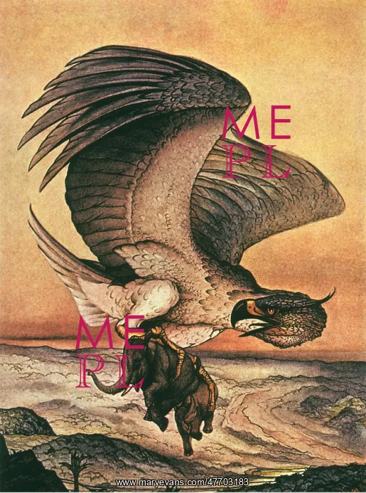 : Huge Bird with Elephant