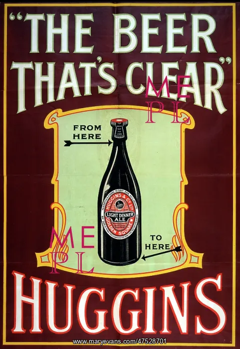  : Huggins Beer advert