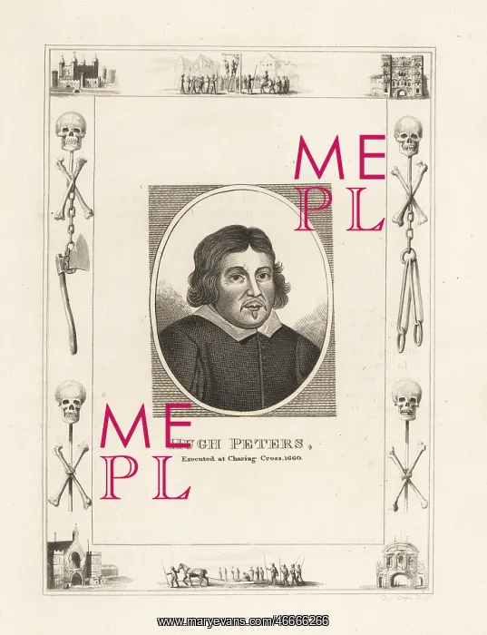 : Hugh Peters, executed at Charing Cross 1660 : Hugh Peters, executed at Charing Cross 1660