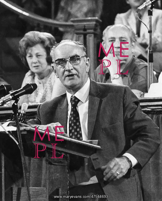 : Hugh Scanlon, British trade union leader : Hugh Scanlon, British trade union leader