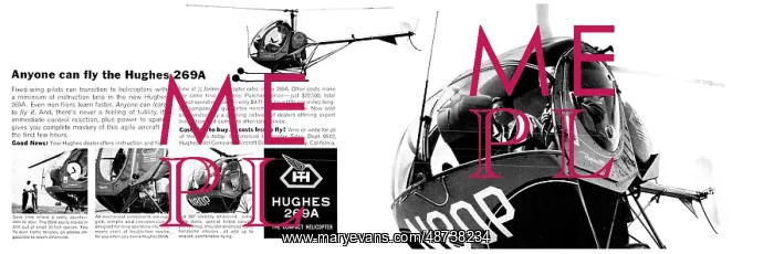  : Hughes 269A Helicopter N80P