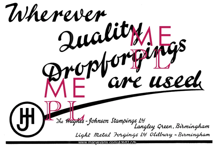 : Hughes-Johnson Dropforgings : Hughes-Johnson Dropforgings