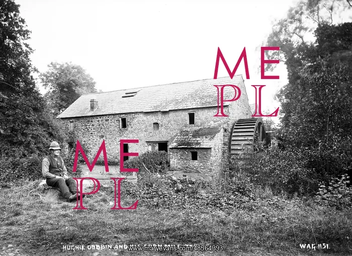 : Hughie Dobbin and His Corn Mill, Toome : Hughie Dobbin and His Corn Mill, Toome
