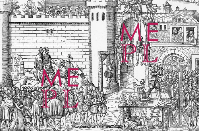 : HUGUENOTS HANGED / AMBOISE : HUGUENOTS HANGED / AMBOISE