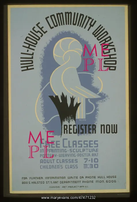 : Hull-House community workshop Register now : Free classes in : Hull-House community workshop Register now : Free classes in