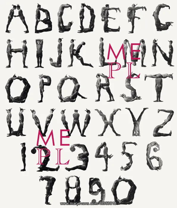 : Human Alphabet 1897 : Human Alphabet 1897