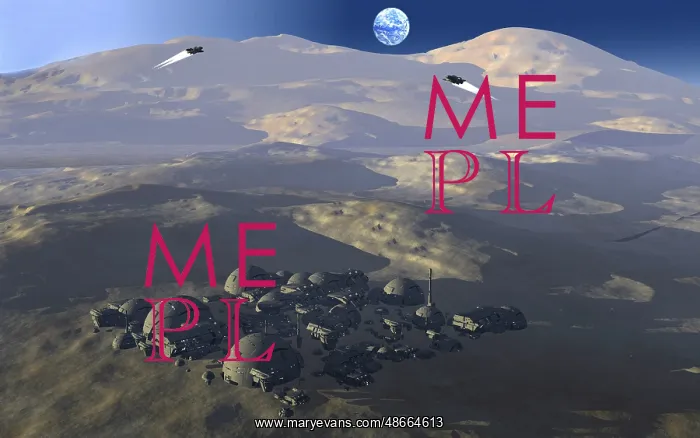 : A human base settled on the surface of the moon : A human base settled on the surface of the moon