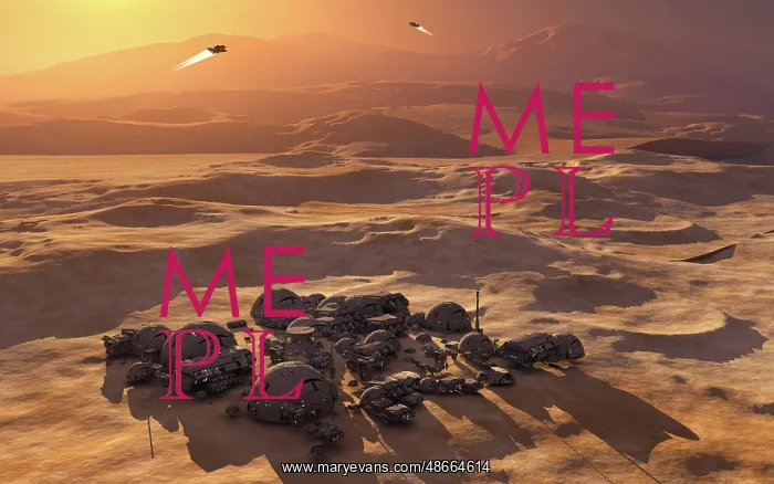 : A human colony settled on the surface of the planet Mars : A human colony settled on the surface of the planet Mars