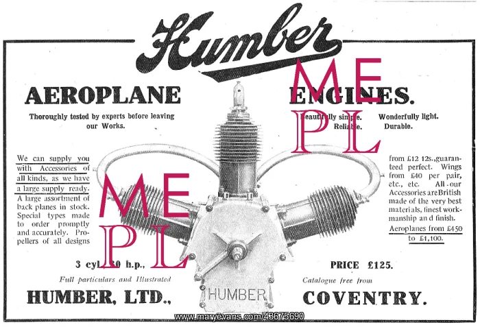: Humber Aeroplanes Engines Are Light And Durable : Humber Aeroplanes Engines Are Light And Durable