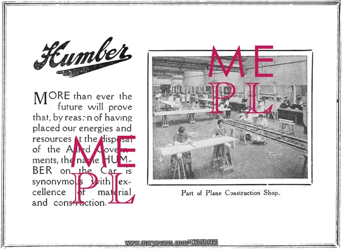 : Humber Aircraft Contruction : Humber Aircraft Contruction