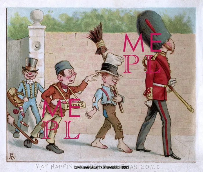 : Humorous British Christmas card : Humorous British Christmas card