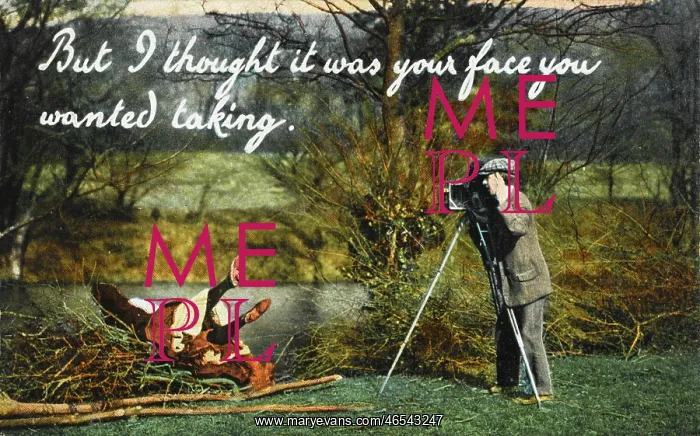 : Humorous photographer card : Humorous photographer card