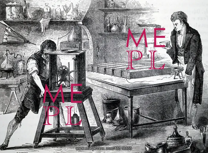 : Humphry Davy using electrical decomposition to : Humphry Davy using electrical decomposition to