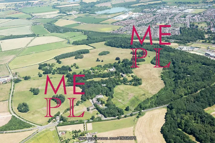 : Humphry Repton designed landscape park at Babworth : Humphry Repton designed landscape park at Babworth
