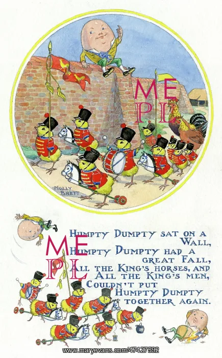 : Humpty Dumpty sat on a wall : Humpty Dumpty sat on a wall