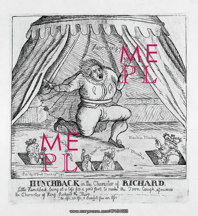 : Hunchback in the character of Richard : Hunchback in the character of Richard