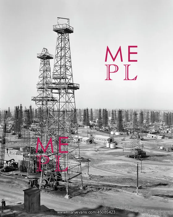 : Hundreds of Oil Drilling Derricks and Pumpjacks : Hundreds of Oil Drilling Derricks and Pumpjacks