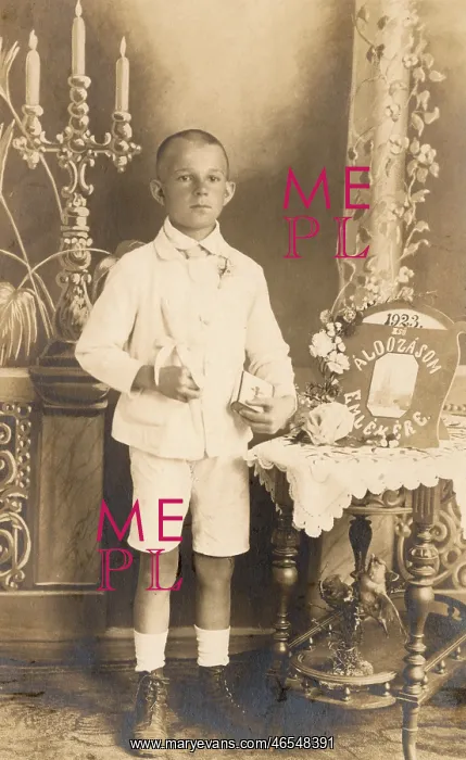 : Hungarian Boy - studio portait with bible : Hungarian Boy - studio portait with bible