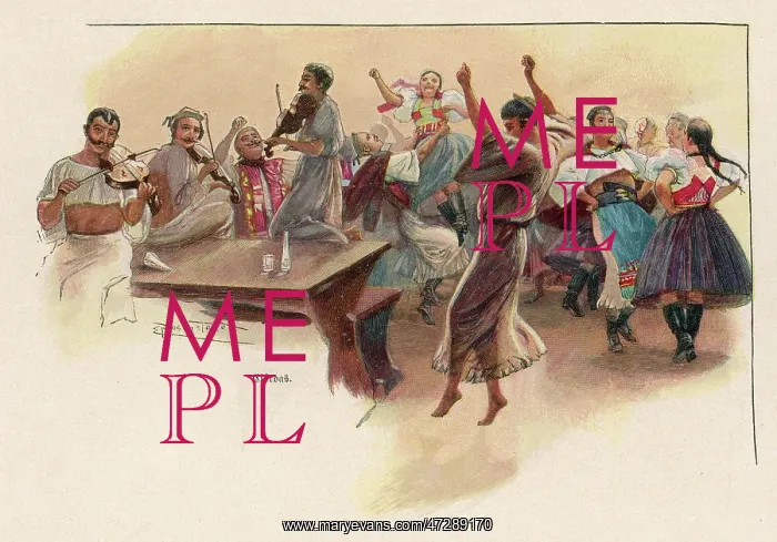 : Hungarian Gipsies Dancing : Hungarian Gipsies Dancing