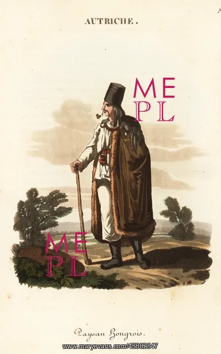 : Hungarian peasant, 18th century : Hungarian peasant, 18th century