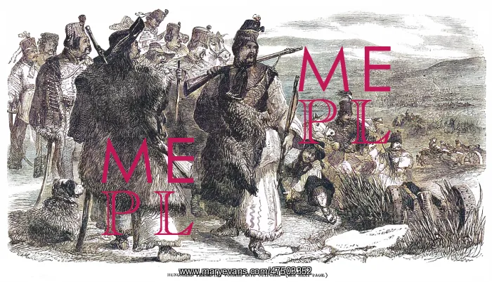 : HUNGARY / 1849 / PEASANTS : HUNGARY / 1849 / PEASANTS