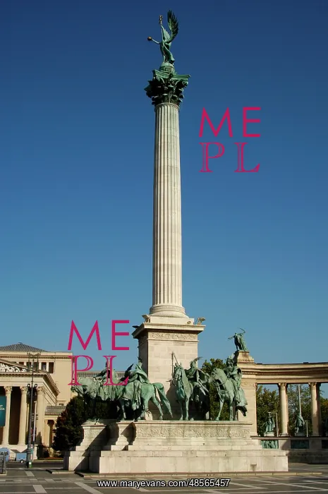 : HUNGARY. BUDAPEST. Millennium Monument : HUNGARY. BUDAPEST. Millennium Monument
